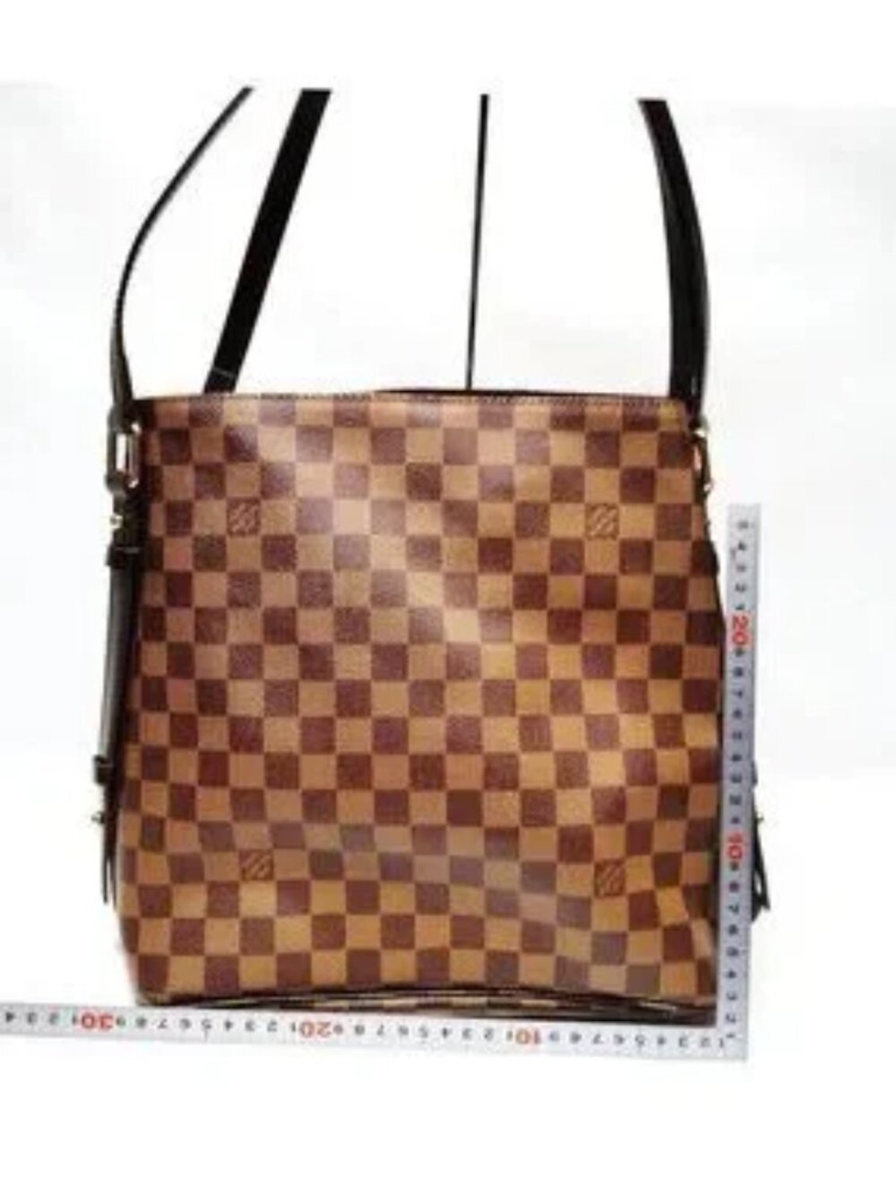 Authentic Louis Vuitton Ava Rivington Damier Ebene Shoulder Bag Luxury Tote - Picture 3 of 16